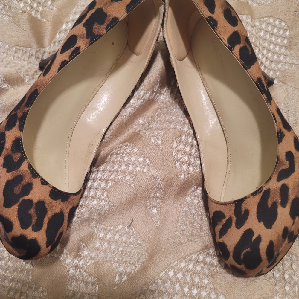 Marc Fisher Leopard Print Heels